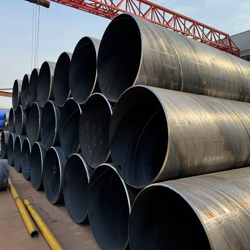 Ống hàn xoắn ốc màu đen