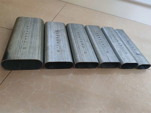 Ống thép hình elip mạ kẽm