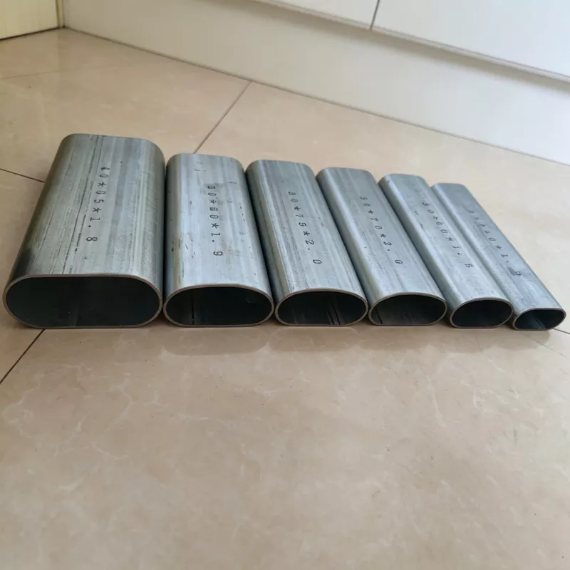Ống thép hình bầu dục mạ kẽm
