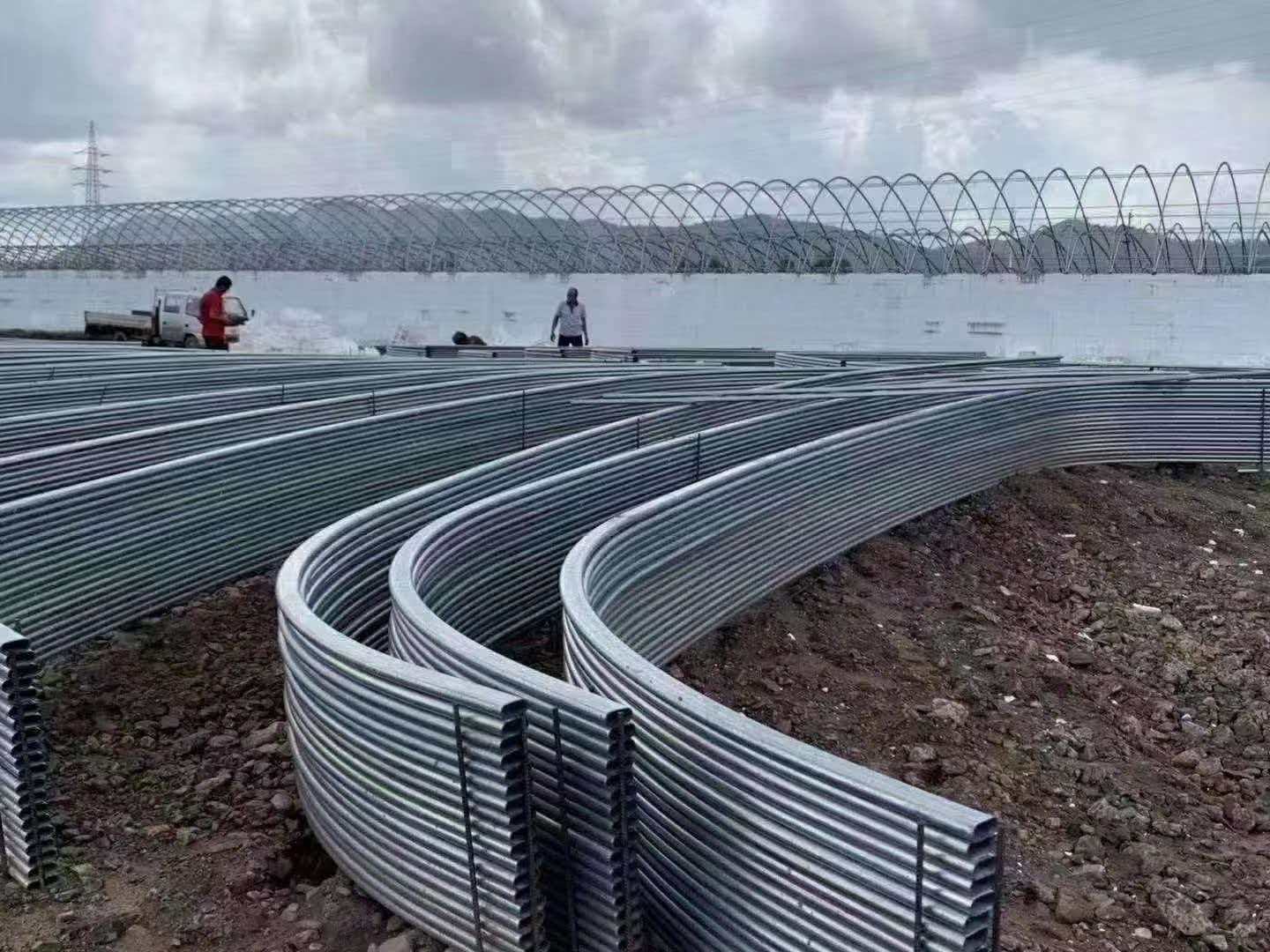 Ống hình elip mạ kẽm tường mỏng
